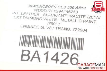 06-11 Mercedes W219 CLS500 Front Right Keyless Go Door Lock Latch Actuator OEM