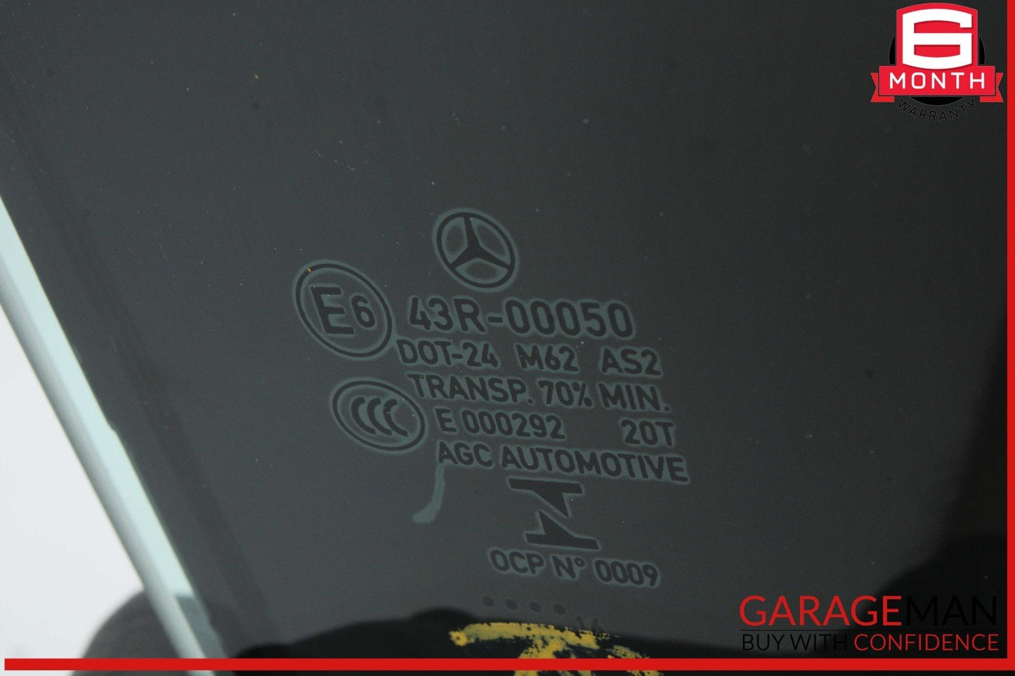 14-19 Mercedes W117 CLA250 Rear Right Passenger Door Window Auto Glass Panel OEM