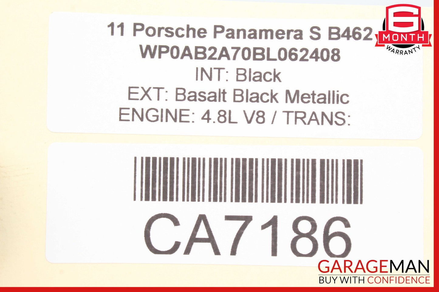10-16 Porsche Panamera 970 Rear Left / Right Upper Control Arm OEM