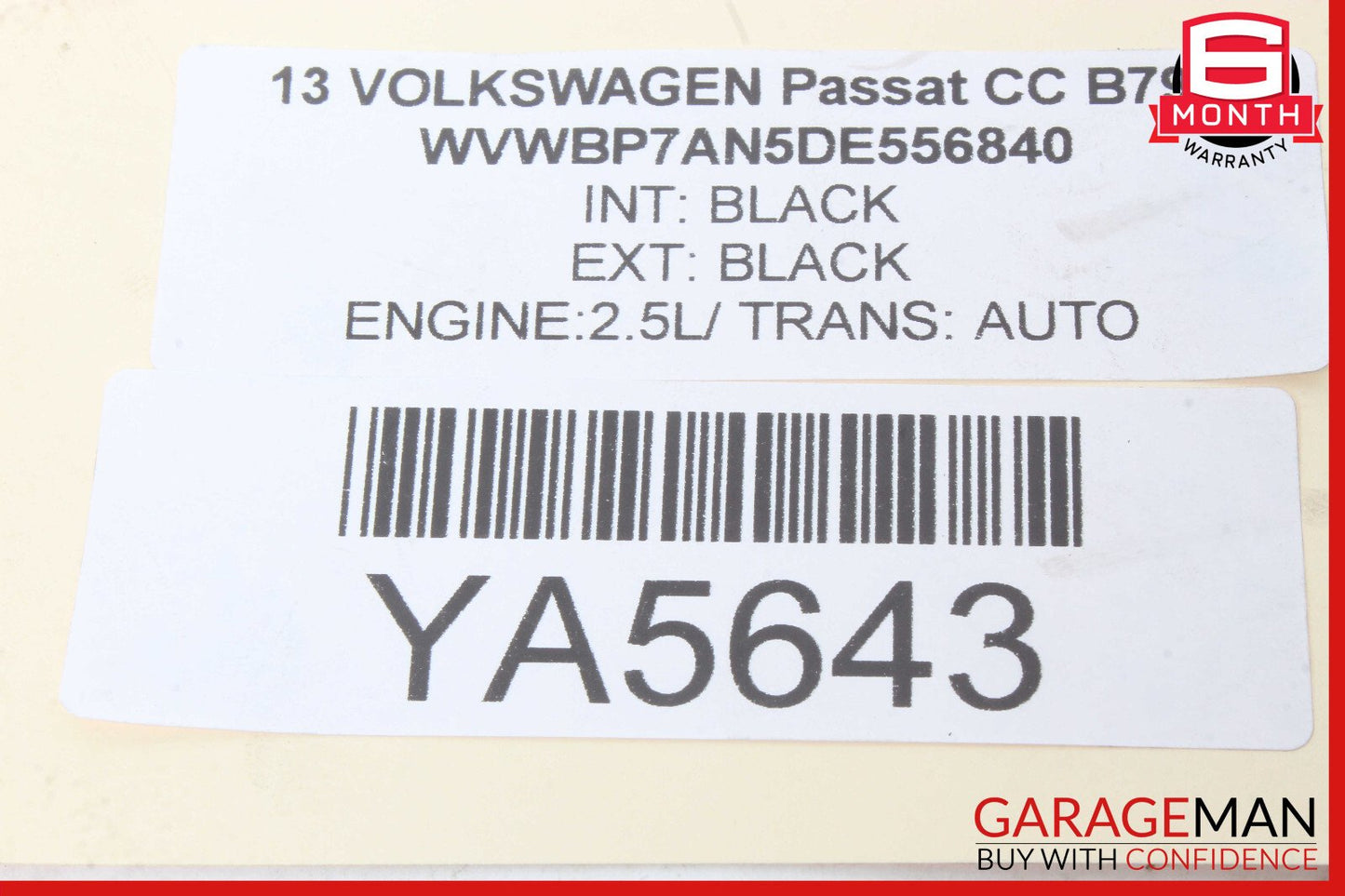 09-17 Volkswagen VW CC A/C AC Air Conditioning Compressor OEM