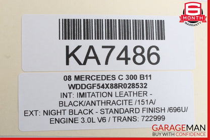 08-11 Mercedes W204 C300 C250 Front Left Driver Side Exterior Door Handle OEM