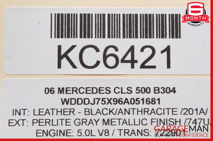 06-08 Mercedes W219 CLS500 Instrument Cluster Speedometer OEM