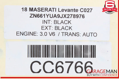 17-22 Maserati Levante M161 Front Differential Diff Axle Carrier w/ Shaft OEM