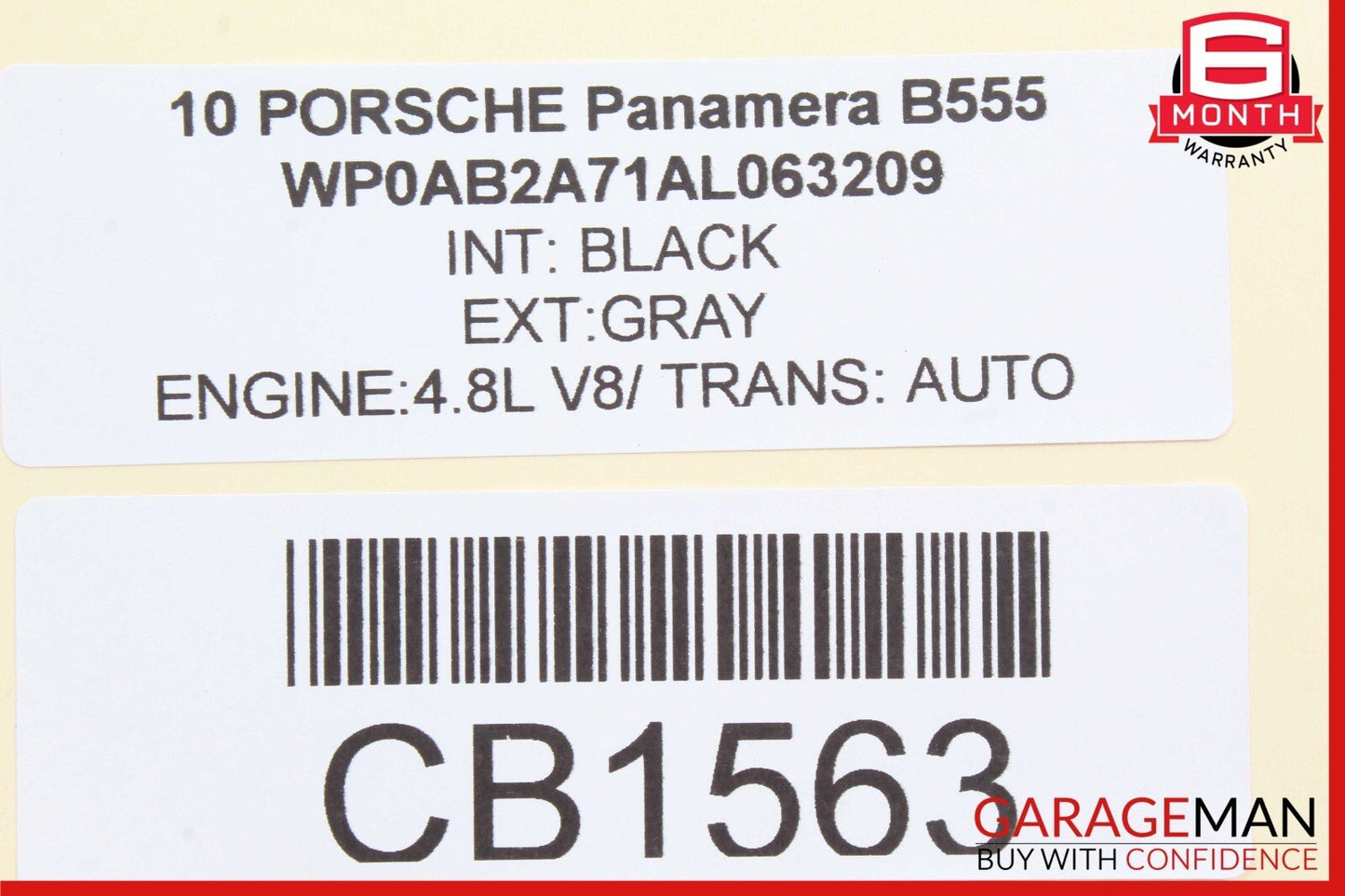 10-16 Porsche Panamera 970 Rear Left Side Suspension Lower Control Arm