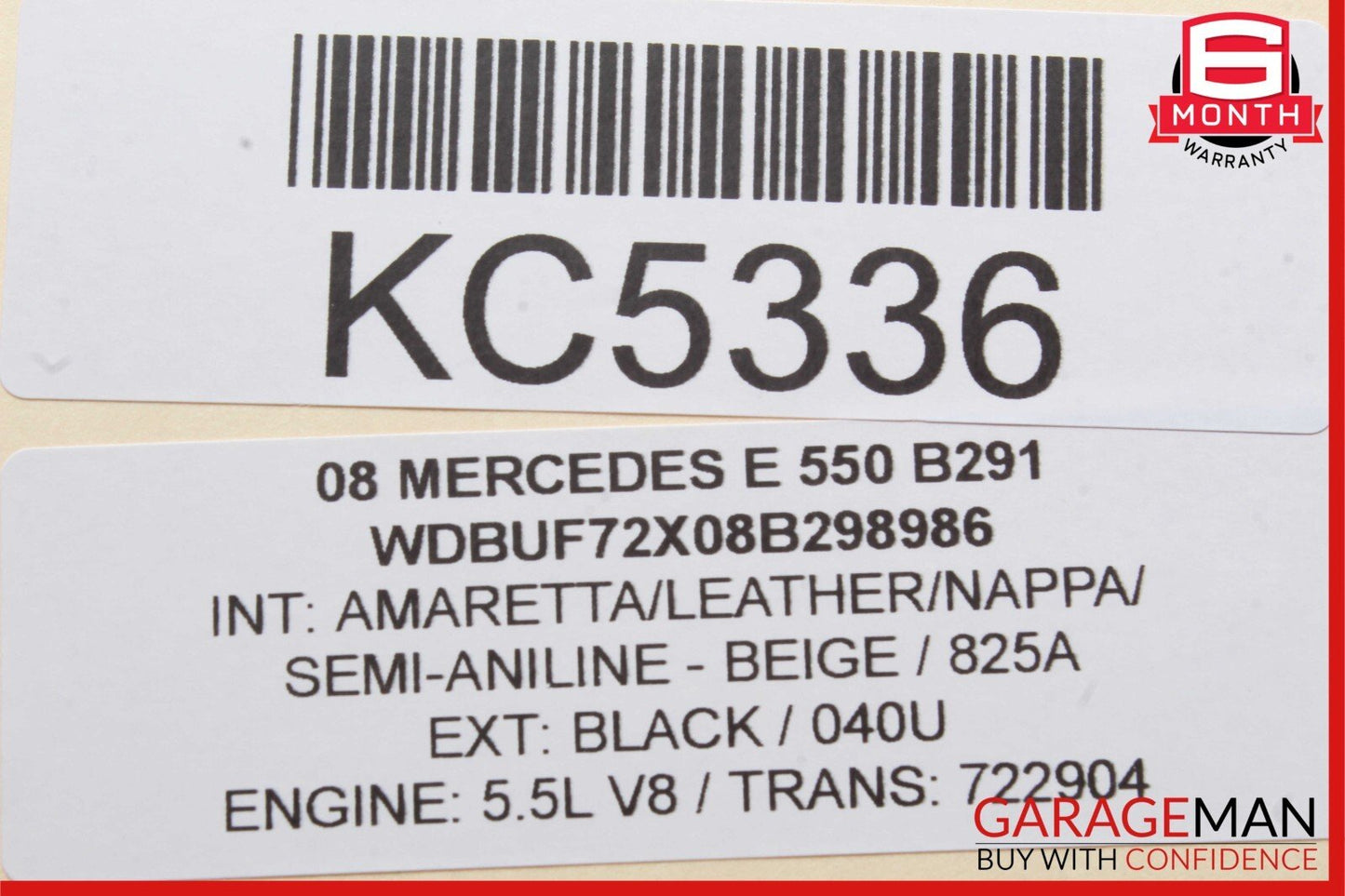 03-09 Mercedes W211 E550 E320 Rear Right Side Window Regulator Motor Unit OEM