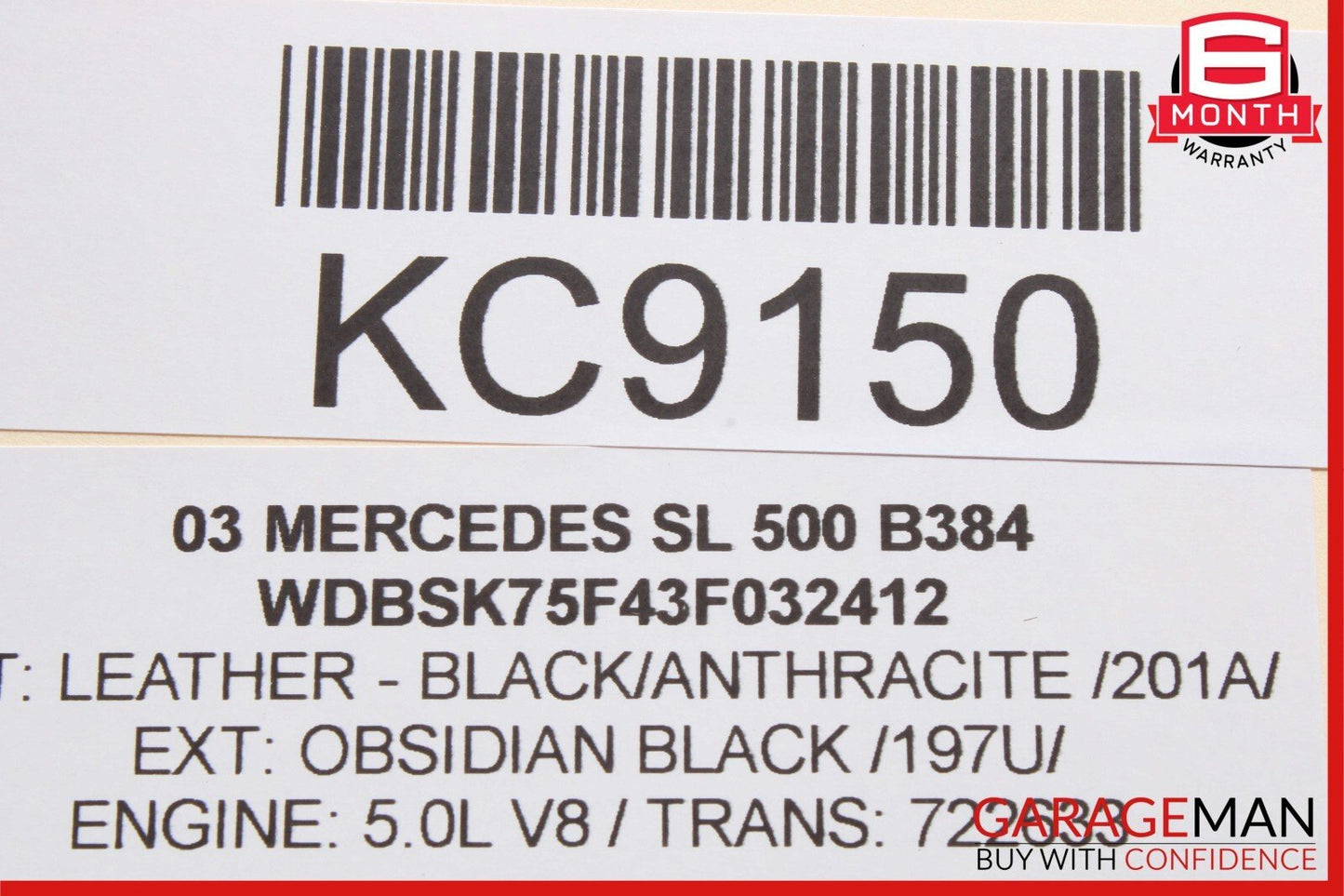 00-06 Mercedes R230 SL500 CLK55 AMG Voice Command Control Module 2208204785 OEM