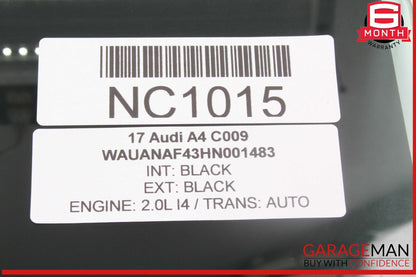 17-24 Audi A4 Rear Right Passenger Side Door Window Glass 8W5845206 OEM