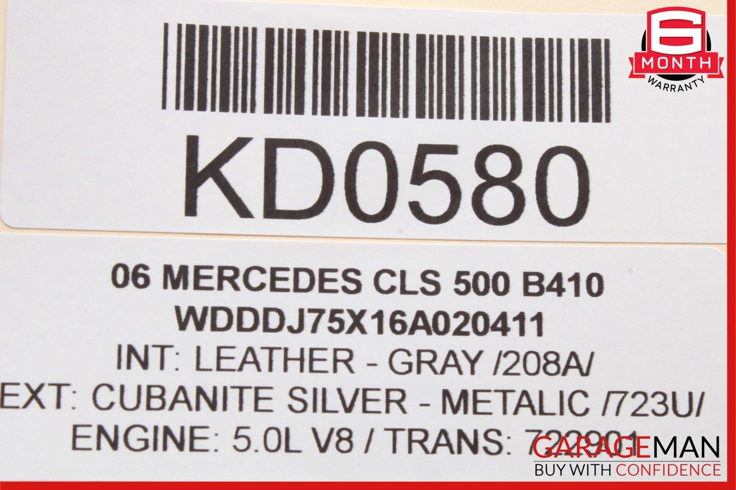 06-12 Mercedes W219 CLS500 C300 CL550 Front Left Side Bumper Fog Light Lamp OEM