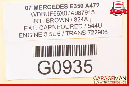 03-11 Mercedes W211 E350 GL450 ML550 CLS500 Front Right Side Seat Control Module