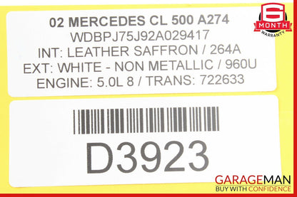 00-06 Mercedes W215 CL500 Center Console Shift Shifter Bezel Trim 2152600296 OEM