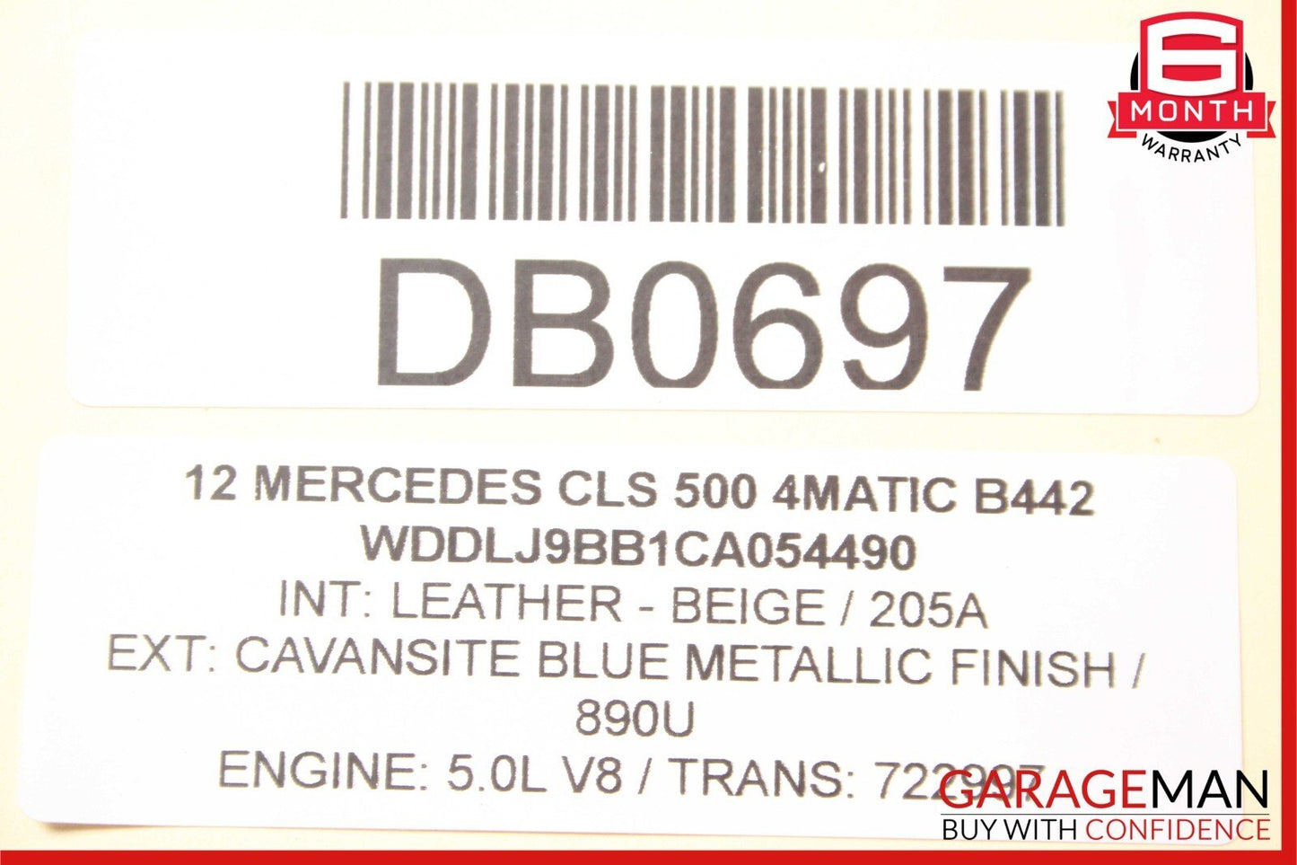 12-18 Mercedes W218 CLS400 CLS550 Front Right Passenger Side Exterior Door Shell