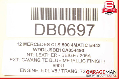 12-18 Mercedes W218 CLS400 CLS550 Front Right Passenger Side Exterior Door Shell