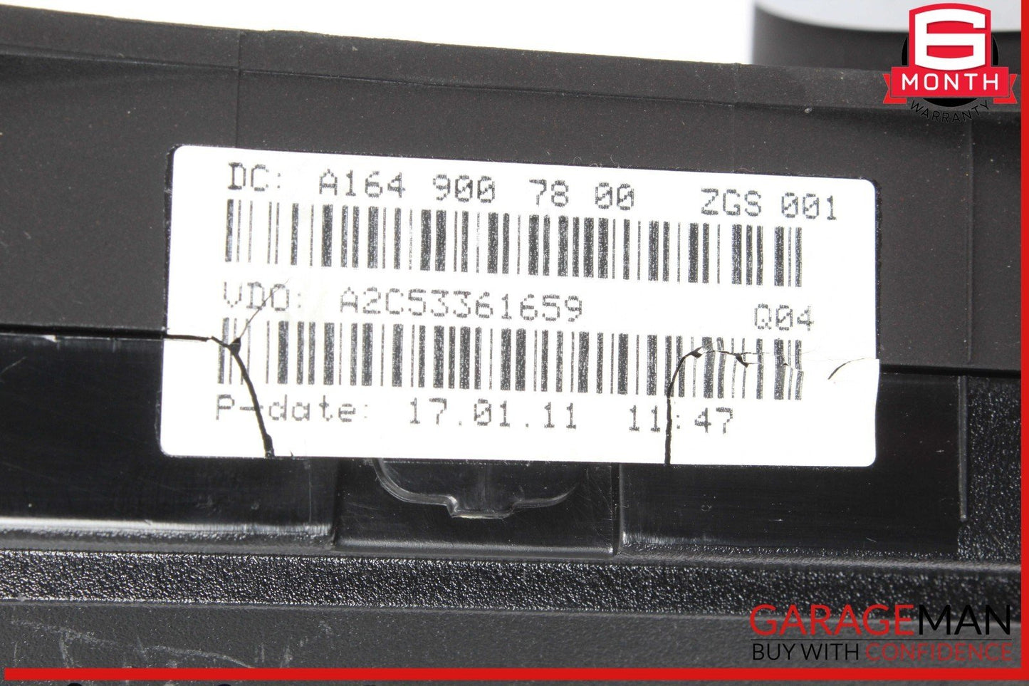 10-11 Mercedes W164 ML350 4MATIC ML550 Speedometer Instrument Cluster OEM