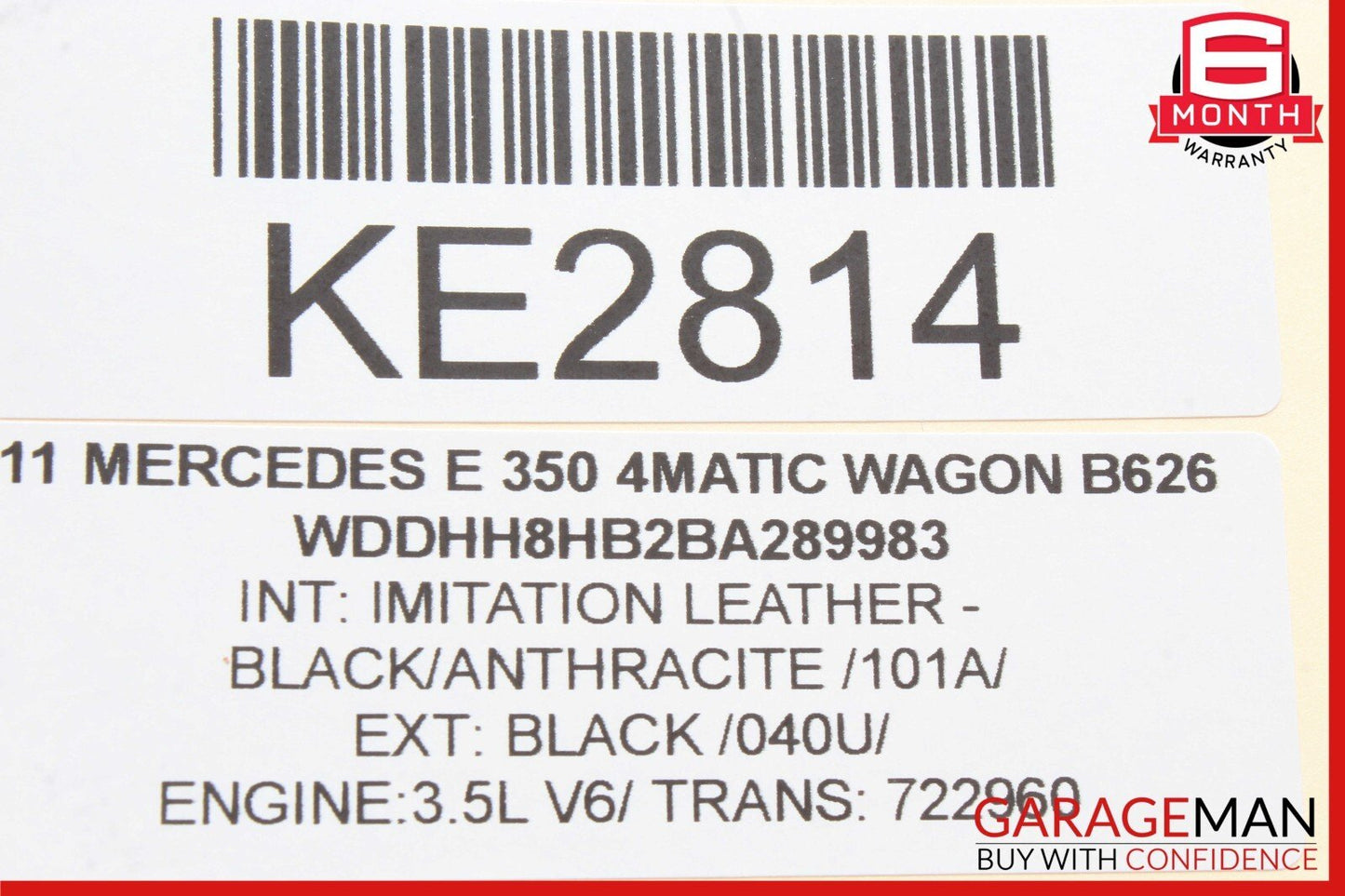 08-18 Mercedes W212 E350 C350 CLS550 Rear Left Side Door Control Module OEM