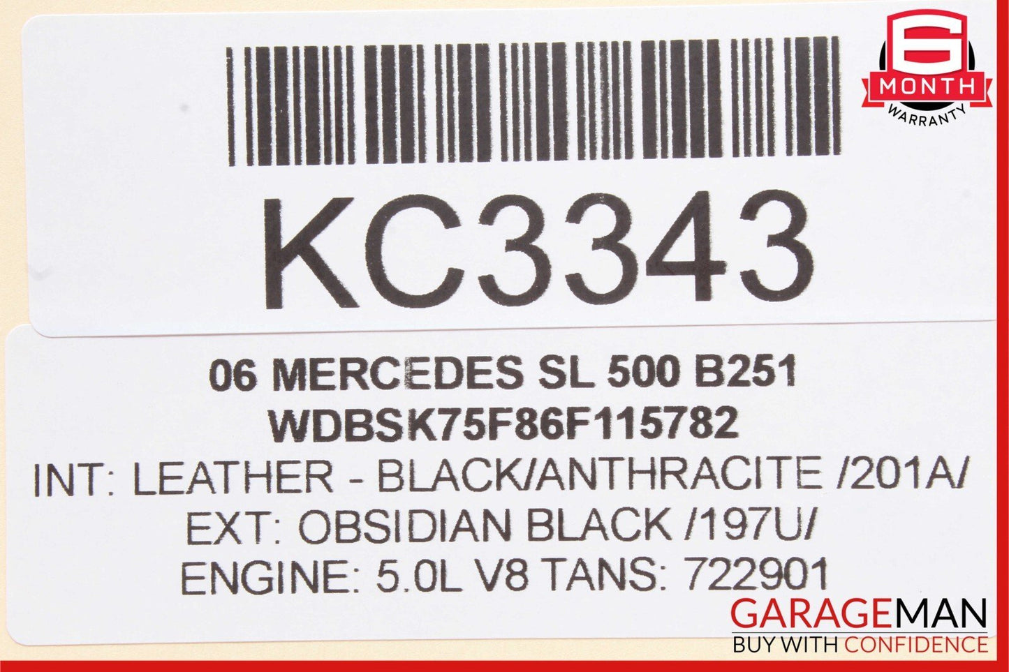 03-08 Mercedes R230 SL500 SL63 Front Right Side Door Control Module Unit