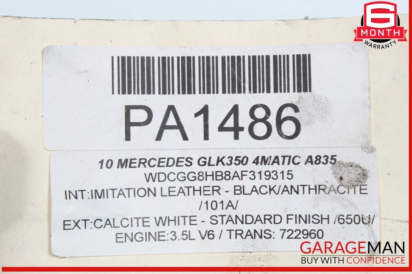 08-15 Mercedes X204 GLK350 Engine Radiator AC A/C Air Condenser Oil Cooler Assy