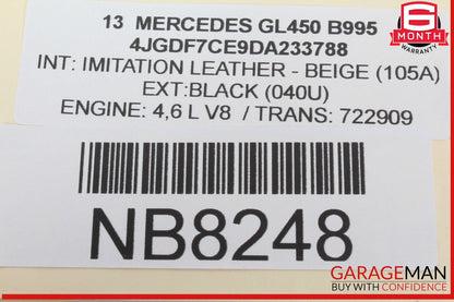 13-16 Mercedes X166 GL450 ML350 ML400 ML550 Instrument Speedometer Cluster OEM