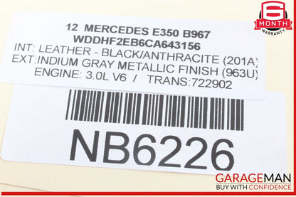 10-21 Mercedes W212 E350 GL450 M276 Air Intake Filter Box Right Passenger Side