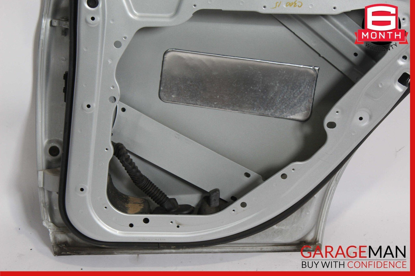 15-20 Mercedes W205 C300 Sedan Rear Right Side Exterior Door Shell Silver OEM