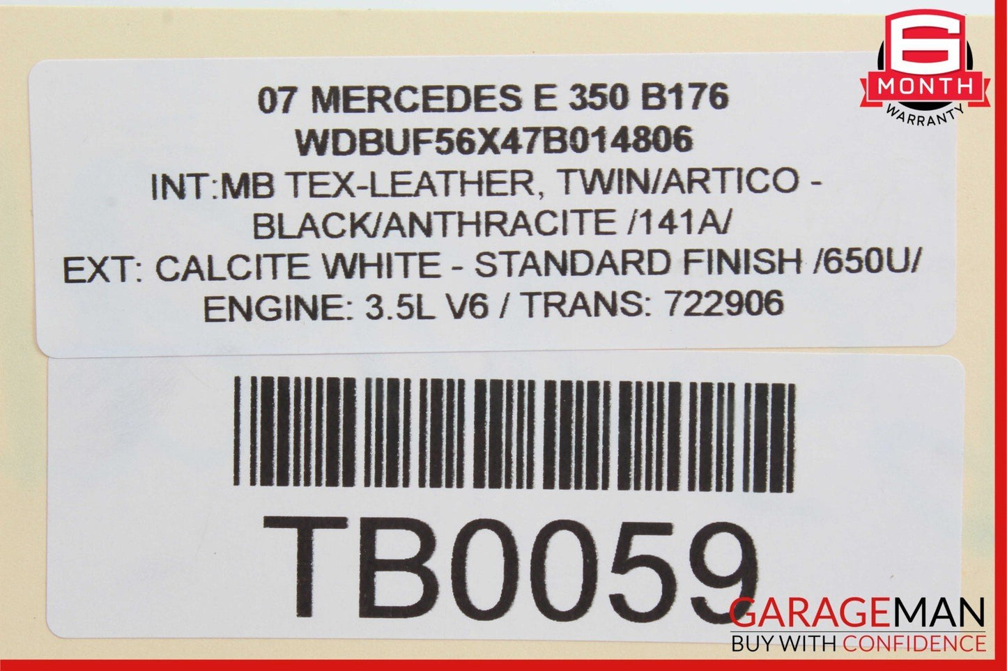 06-10 Mercedes C300 R350 S550 E350 Front Left Engine Timing Chain Cover Plate