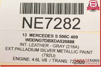 07-13 Mercedes W221 S550 Rear Right or Left Side Door Control Module Unit OEM