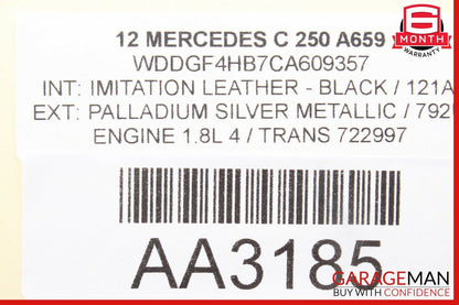 12-14 Mercedes C250 C300 Speedometer Odometer Instrument Cluster Gauge
