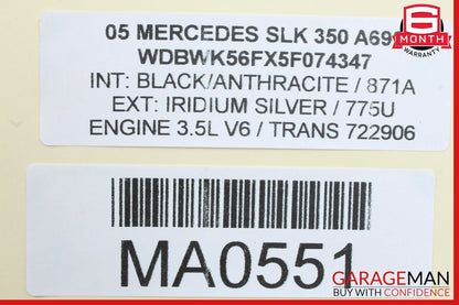 00-08 Mercedes SLK350 S600 SL500 CL500 Anti Theft Alarm Sensor Control Module