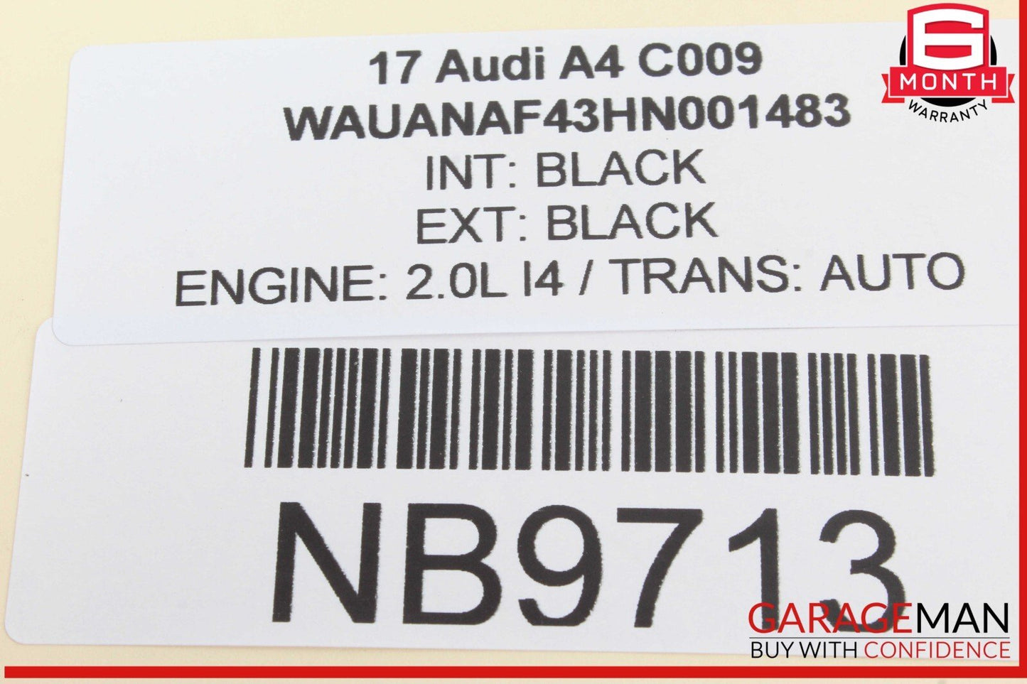 17-24 Audi A4 Front Right Passenger Side Knee Airbag Air Bag 8W0880842D OEM