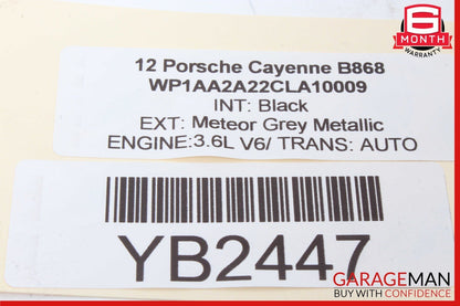 11-14 Porsche Cayenne 958 Engine Bay Fuse Box Wiring Harness OEM