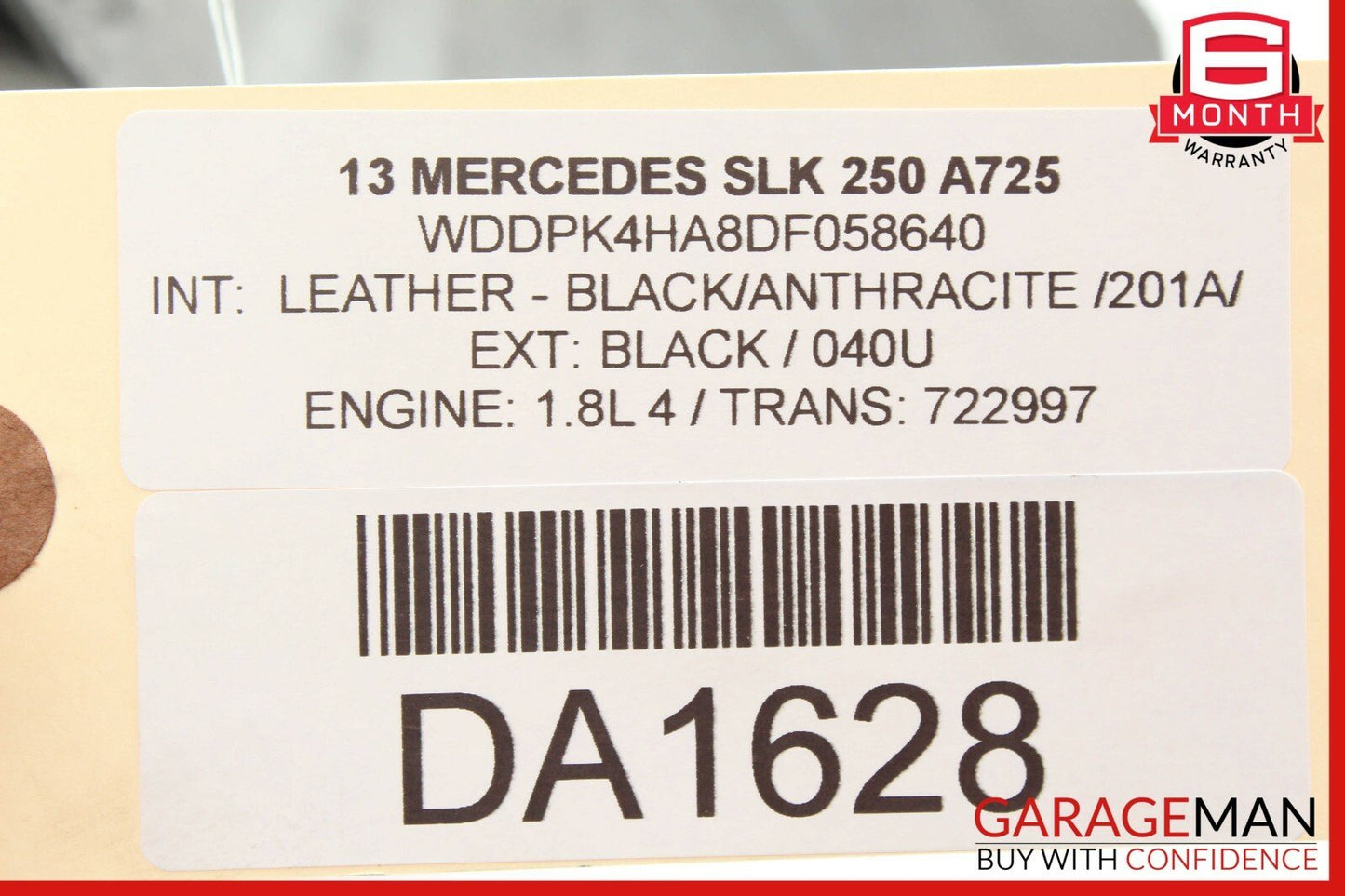 12-17 Mercedes R172 SLK250 E250 Generator Alternator 120 AMP 14V 0141541402 OEM