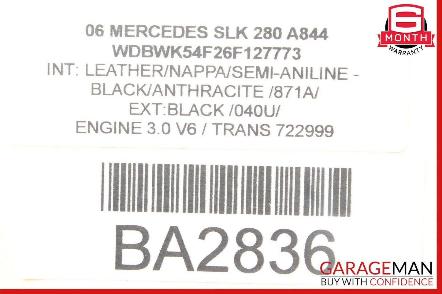 Mercedes SLK280 CL500 S430 E320 CLK500 Anti Theft Alarm Module 2118209126