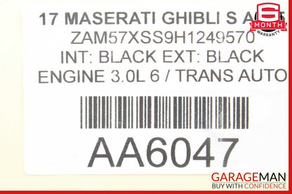 14-17 Maserati Ghibli S Speedometer Odometer Instrument Cluster Gauge OEM