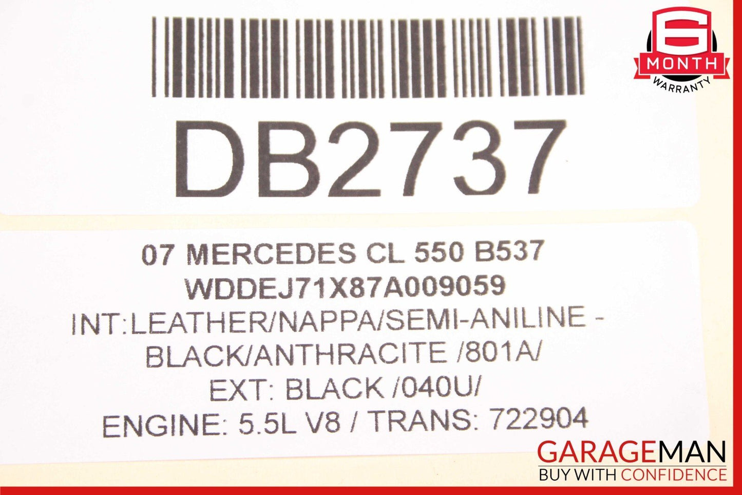 07-09 Mercedes CL550 S550 Engine Radiator A/C Air Cooling Conditioning Condenser