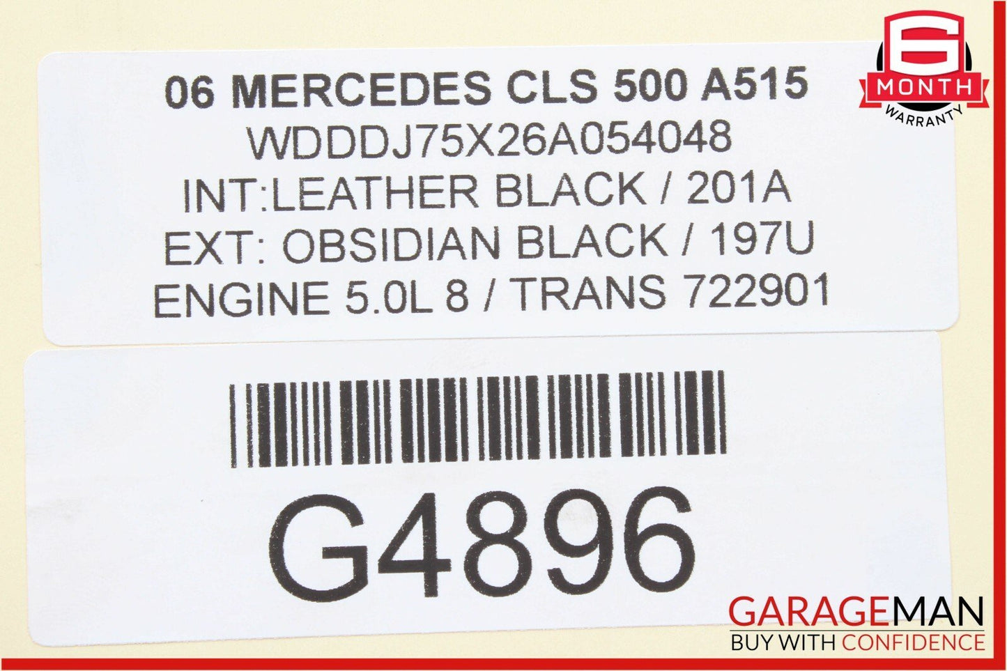 06-11 Mercedes W219 CLS500 Front Right Side Door Window Regulator Motor