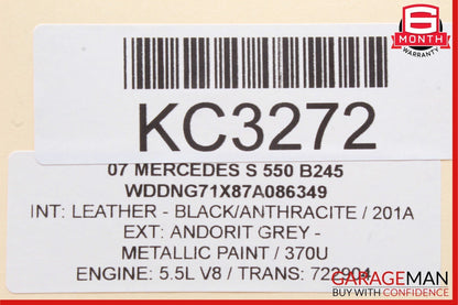 07-13 Mercedes W221 S550 CL550 Bluetooth Communication Controller Module OEM