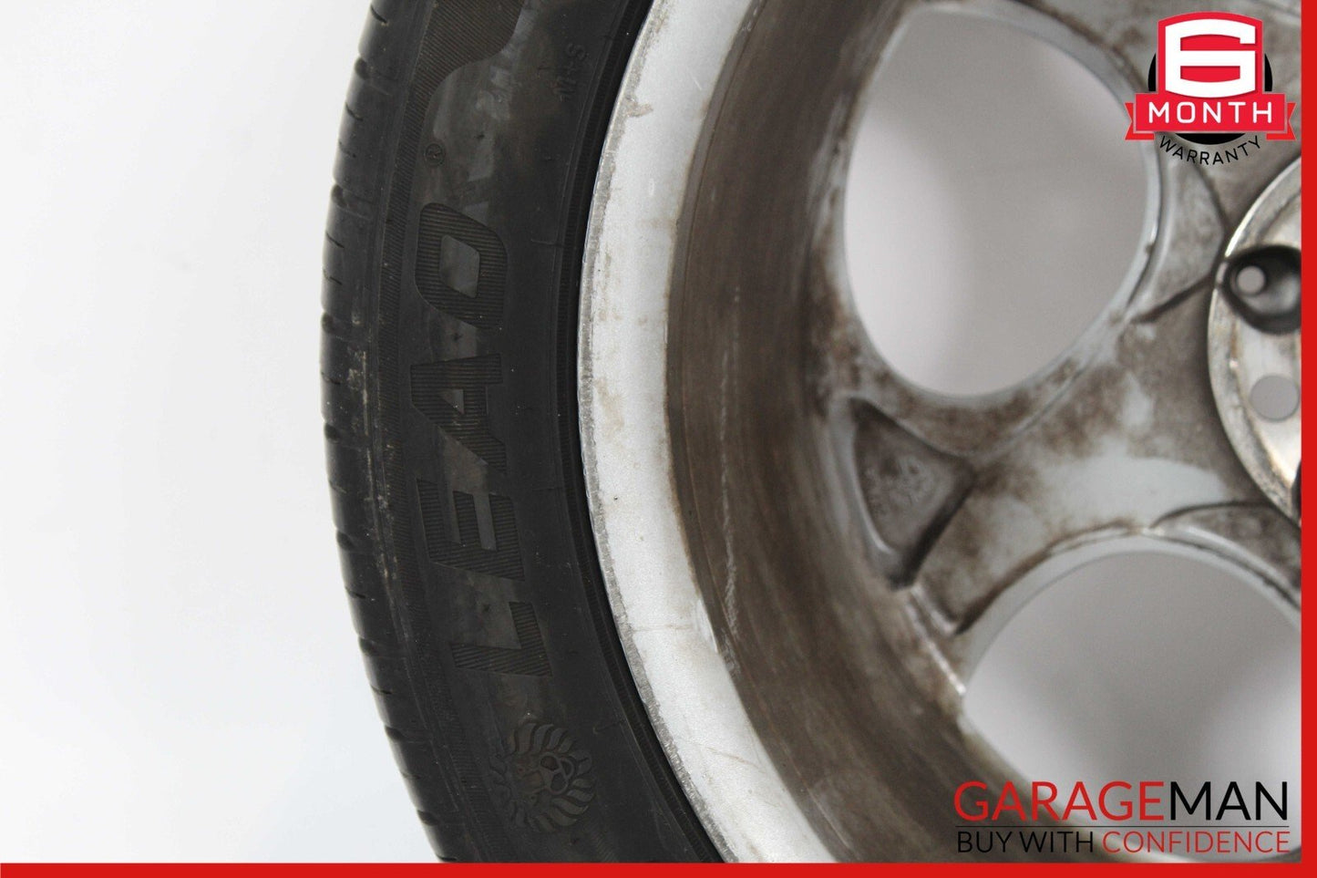 03-12 Mercedes R230 SL500 Rear Wheel Tire Rim 9.5Jx18H2 ET40 R18 2304011802 OEM