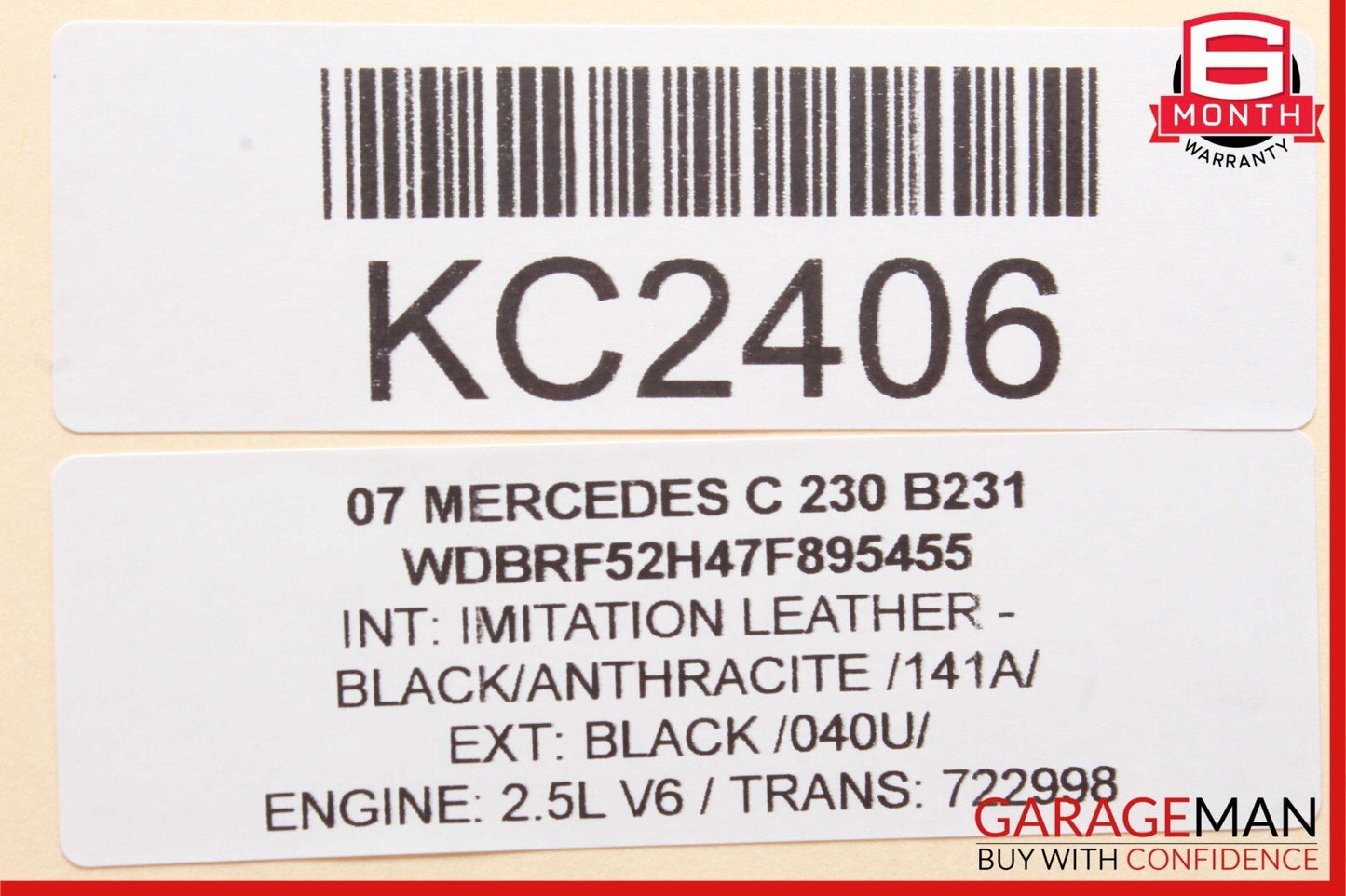 05-07 Mercedes W203 C230 C55 AMG Dash Control Switch Panel Bezel Trim Walnut