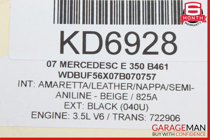 03-09 Mercedes W211 E350 Headlight Support Bracket Right Passenger Side OEM