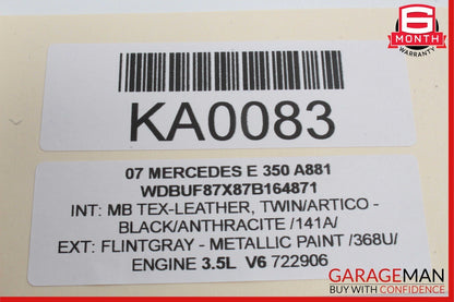03-09 Mercedes W211 E350 E63 AMG Sirius Satellite Radio Receiver Module Unit