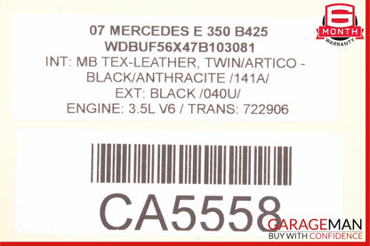 03-09 Mercedes W211 E350 E500 E550 RWD Front Left Lower Rearward Control Arm OEM