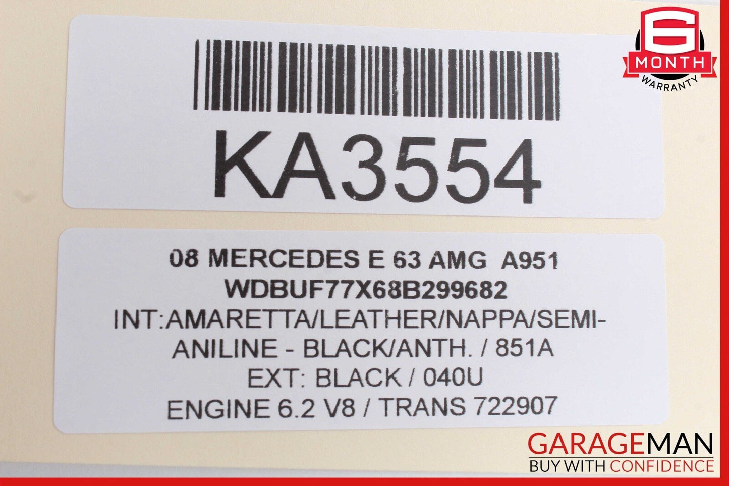 03-09 Mercedes W211 E63 AMG E550 Front Right Passenger Door Control Module OEM