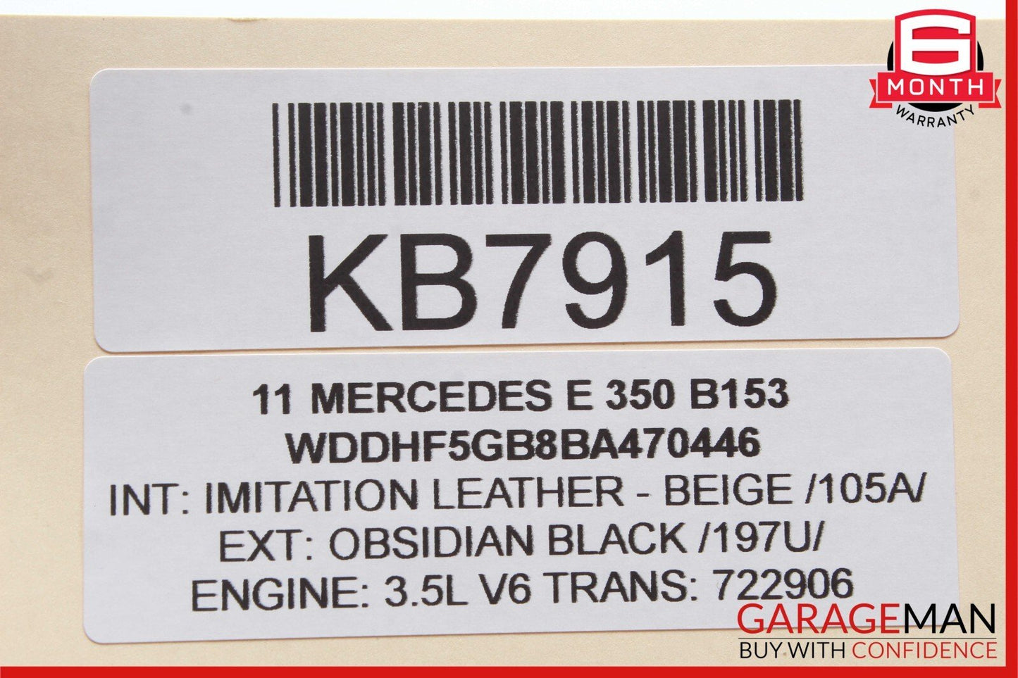 10-16 Mercedes W212 E350 E550 Front Right Side Top Upper Control Arm OEM