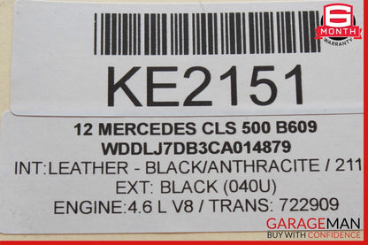 12-18 Mercedes W218 CLS550 Front Left Side Dash AC A/C AC Air Vent Grille Trim