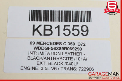 08-11 Mercedes W204 C350 Rear or Front Right Side Exterior Door Handle Black