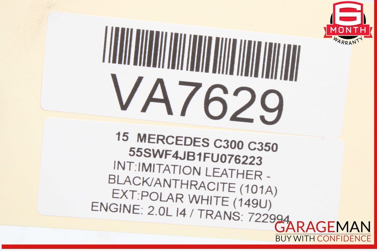 15-20 Mercedes W205 C300 GLC350e E300 M274 2.0L ECU ECM Engine Control Module