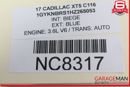 17-20 Cadillac XT5 Front Center Console Shifter Cover Trim Bezel ASM815060 OEM