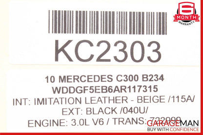 08-11 Mercedes W204 C350 C300 Right Side Exterior Door Handle Front / Rear Black