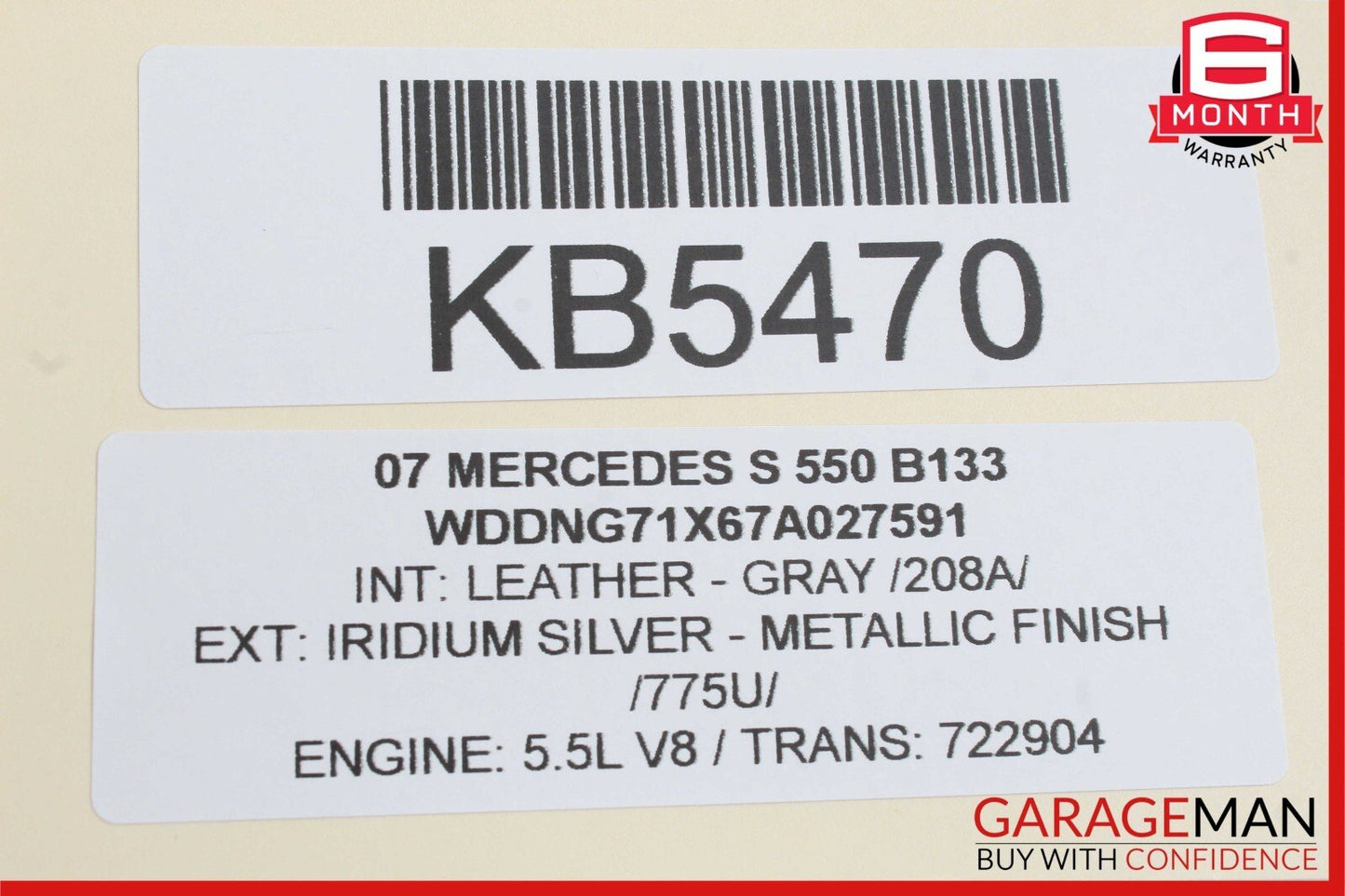 07-13 Mercedes W221 S550 CL65 AMG Rear Trunk Fuse Box Relay Block 2215402550 OEM