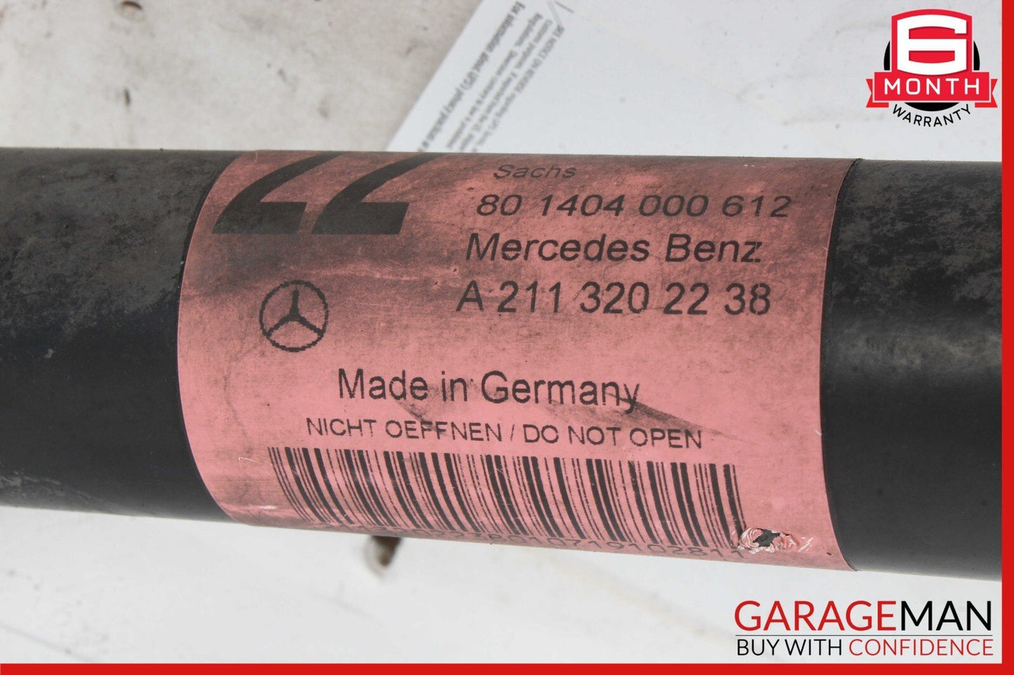 03-09 Mercedes W211 E350 Sachs Front Left & Right Side Shock Absorber Strut Set