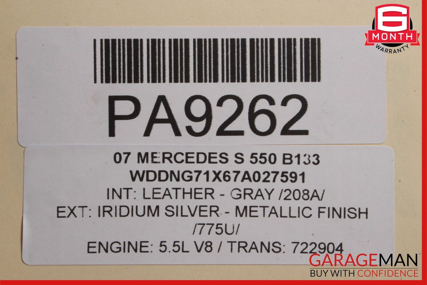 07-09 Mercedes W221 S600 S550 AMG Sport Rear Exhaust Muffler Tips Set of 2 Pc